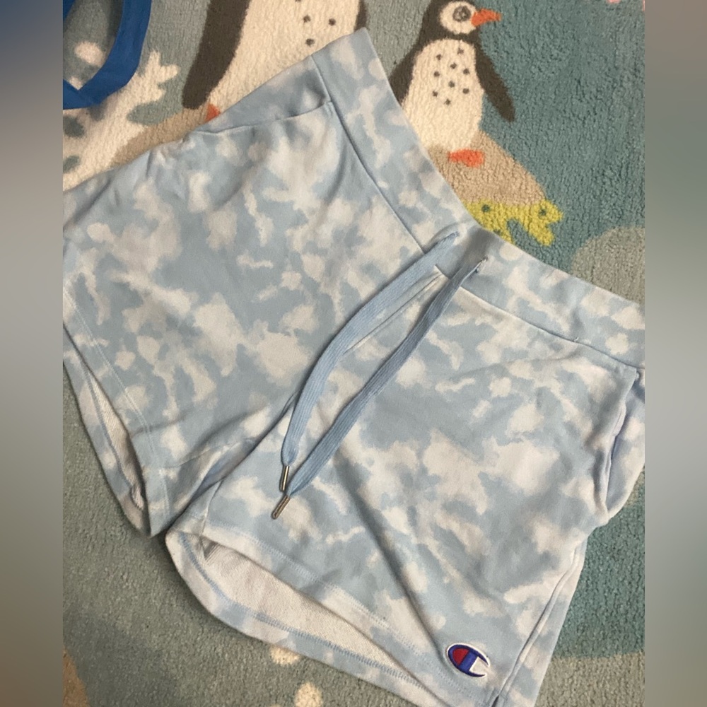 Champion Blue and White Shorts L - Picture 4 of 5